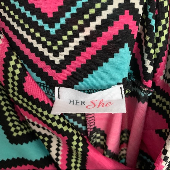 Her She Chevron Maxi Skirt Medium NWOT - Picture 3 of 3